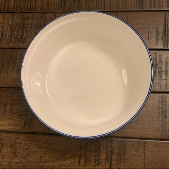 Maxam Oven to Table Cookware Souffle Casserole Dish 8” Portugal Daisy Hand Paint - Picture 2 of 8